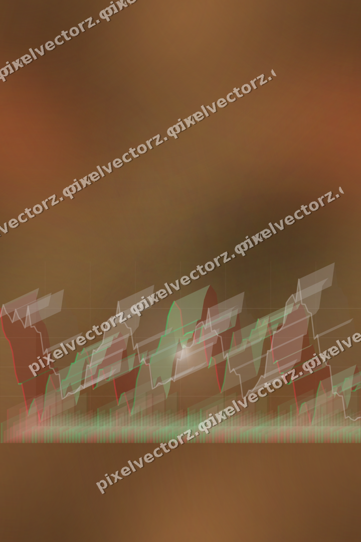 Nahtloser Neon Diagramm Hintergrund in Orange und Bernstein