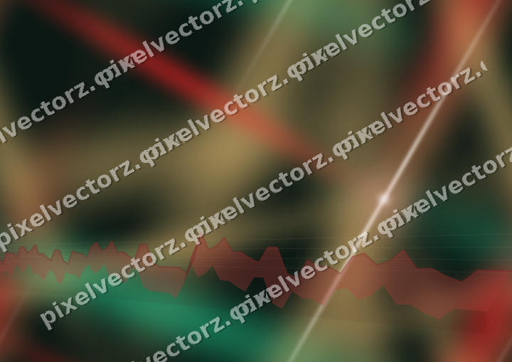 Nahtloser Neon Diagramm Hintergrund in Rot und Grün