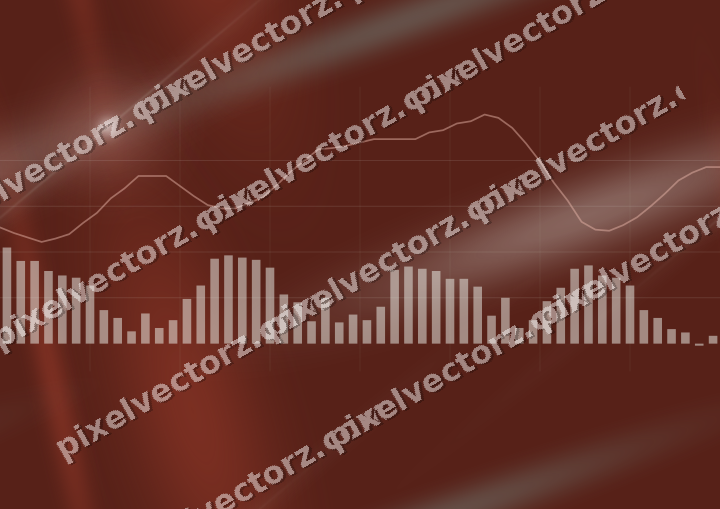 Nahtloser Neon Diagramm Hintergrund in Rot und Orange