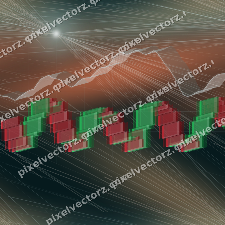 Nahtloser Neon Diagramm Hintergrund in Petrol und Orange