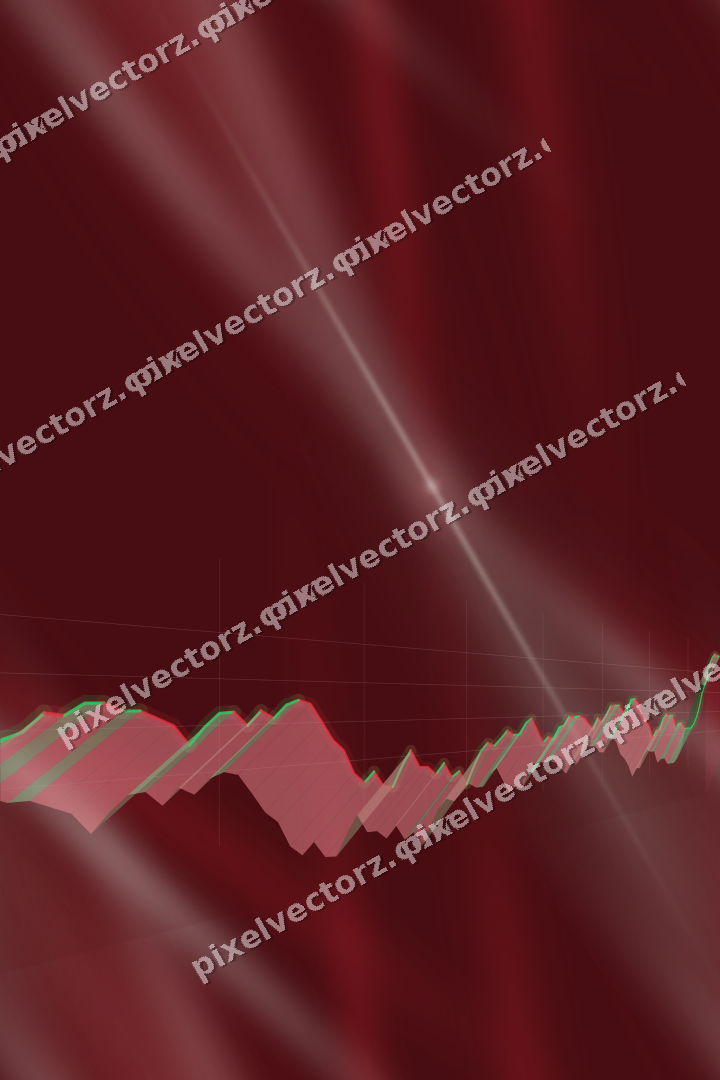 Nahtloser Neon Diagramm Hintergrund in Rot und Blasslimette