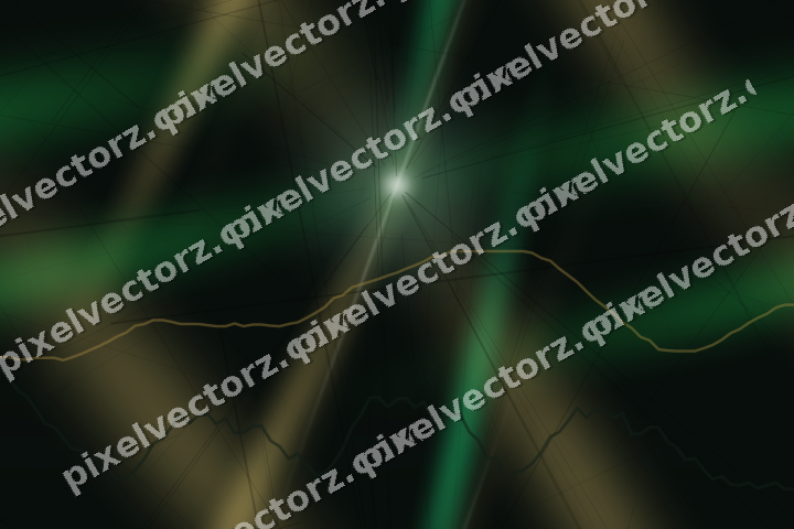 Nahtloser Neon Diagramm Hintergrund in Grün und Bernstein
