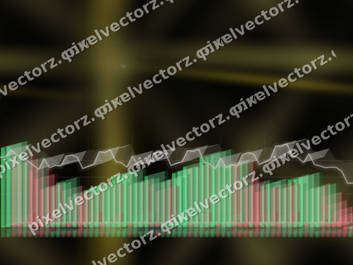 Nahtloser Neon Diagramm Hintergrund in Bernstein und Gelb