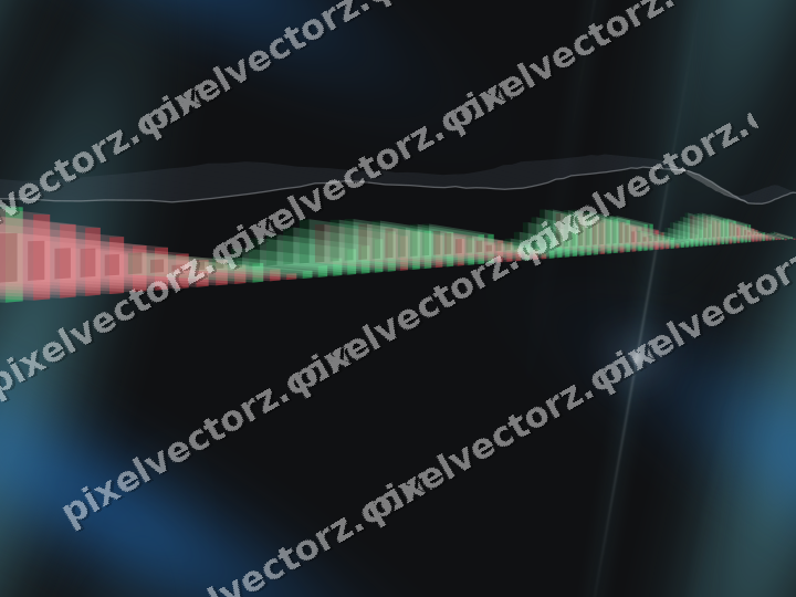 Nahtloser Neon Diagramm Hintergrund in Blau und Petrol