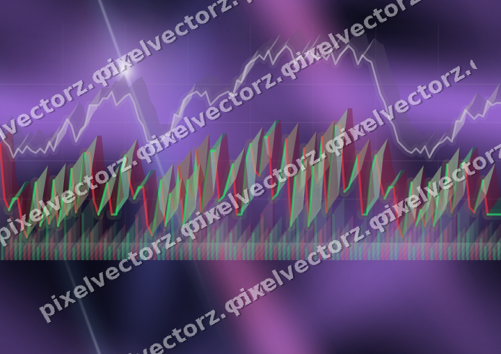 Nahtloser Neon Diagramm Hintergrund in Violett und Blau
