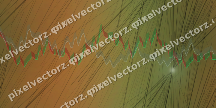 Nahtloser Neon Diagramm Hintergrund in Grün und Orange