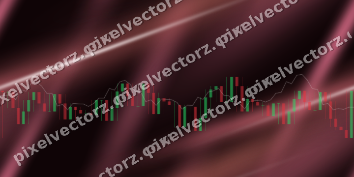 Nahtloser Neon Diagramm Hintergrund in Rosa und Rot
