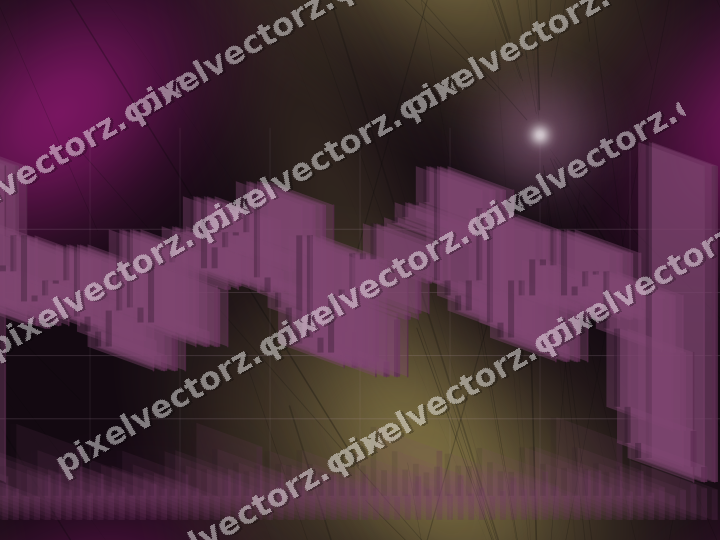 Nahtloser Neon Diagramm Hintergrund in Magenta und Limette
