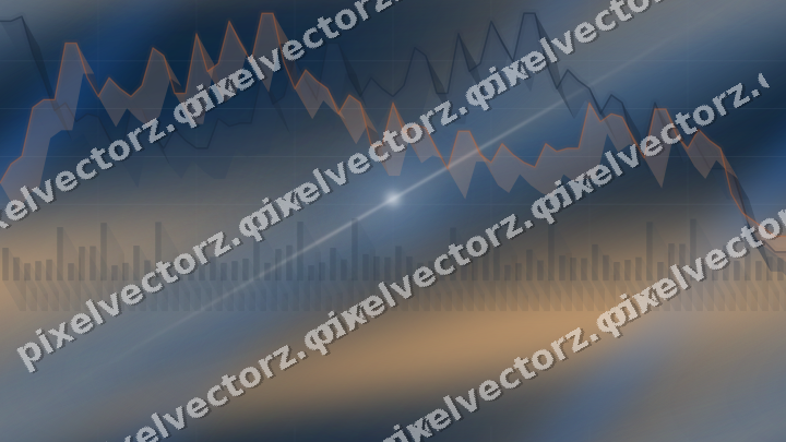 Nahtloser Neon Diagramm Hintergrund in Blau und Orange