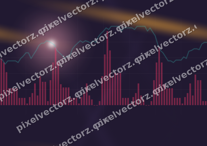 Nahtloser Neon Diagramm Hintergrund in Rosa und Bernstein