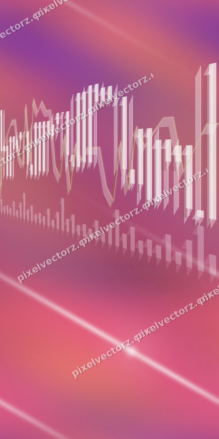 Nahtloser Neon Diagramm Hintergrund in Rosa und Bernstein