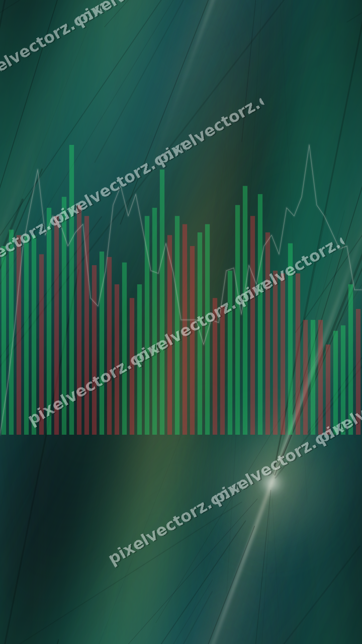 Nahtloser Neon Diagramm Hintergrund in Bernstein und Grün