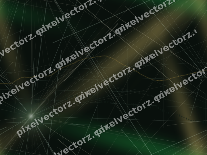 Nahtloser Neon Diagramm Hintergrund in Grün und Bernstein