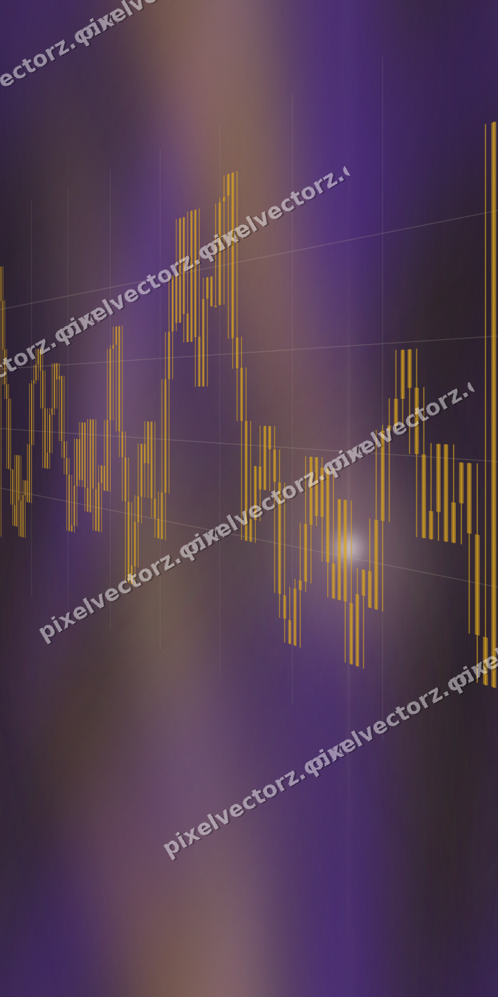 Nahtloser Neon Diagramm Hintergrund in Bernstein und Violett