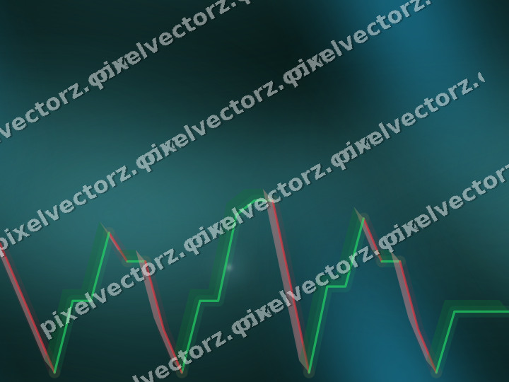 Nahtloser Neon Diagramm Hintergrund in Türkis und Petrol