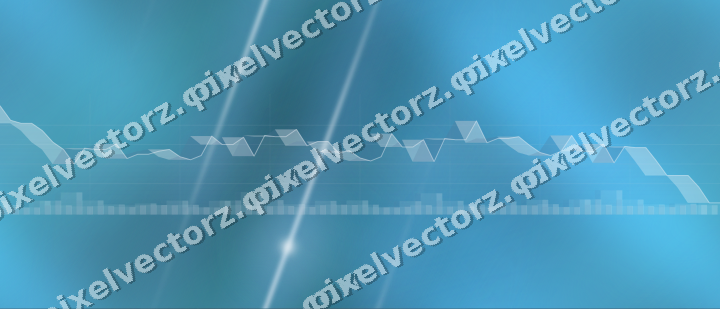 Nahtloser Neon Diagramm Hintergrund in Türkis und Blau