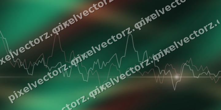 Nahtloser Neon Diagramm Hintergrund in Rot und Grün