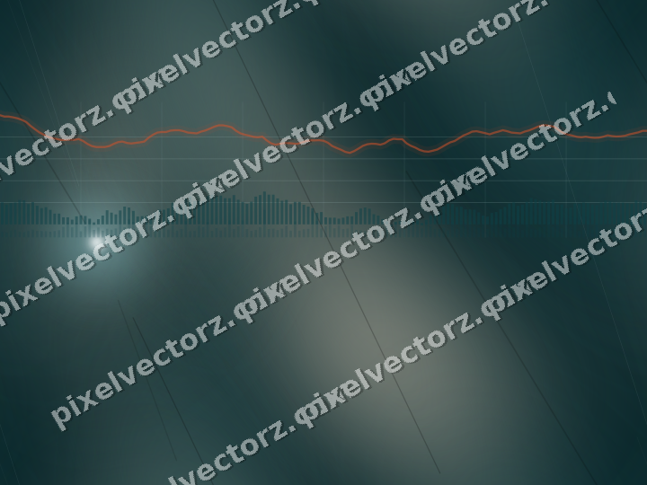 Nahtloser Neon Diagramm Hintergrund in Dunkelpetrol und Orange