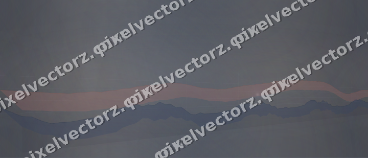 Nahtloser Neon Diagramm Hintergrund in Dunkelblau und Rot