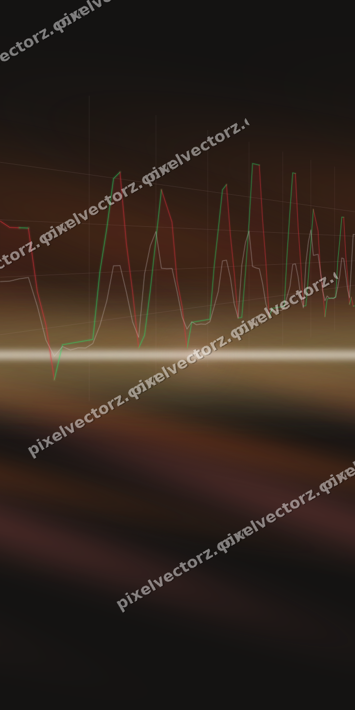 Nahtloser Neon Diagramm Hintergrund in Rot und Bernstein