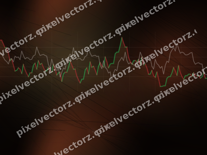 Nahtloser Neon Diagramm Hintergrund in Orange und Bernstein
