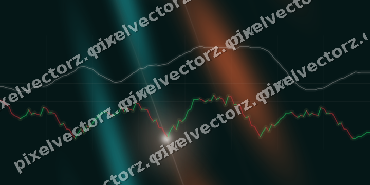 Nahtloser Neon Diagramm Hintergrund in Orange und Petrol
