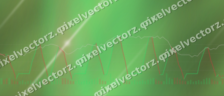 Nahtloser Neon Diagramm Hintergrund in Rot und Grün