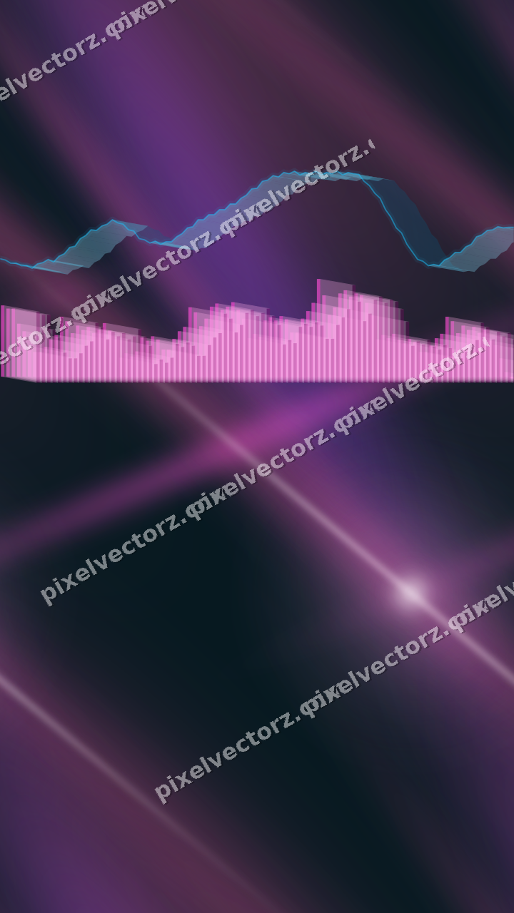 Nahtloser Neon Diagramm Hintergrund in Magenta und Violett