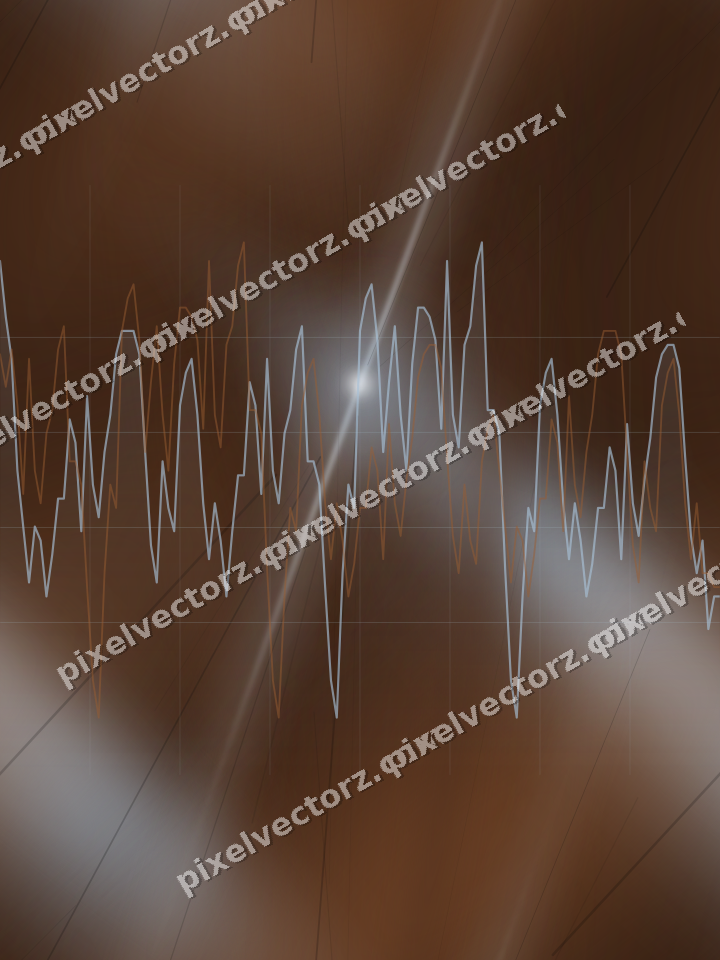 Nahtloser Neon Diagramm Hintergrund in Blau und Orange