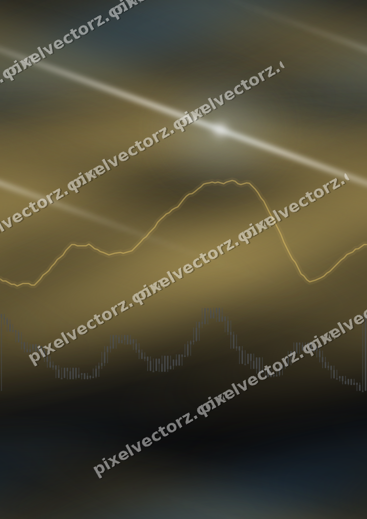 Nahtloser Neon Diagramm Hintergrund in Blau und Bernstein