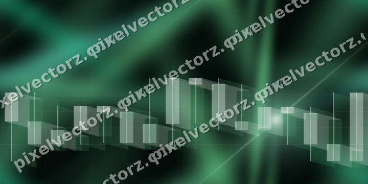 Nahtloser Neon Diagramm Hintergrund in Grün und Petrol