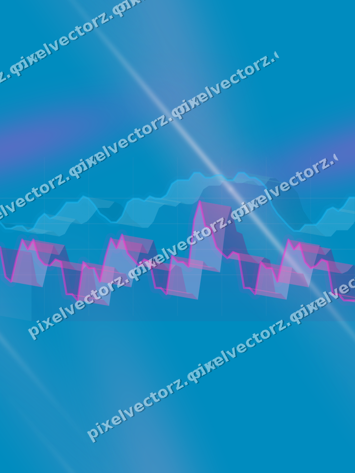 Nahtloser Neon Diagramm Hintergrund in Magenta und Violett