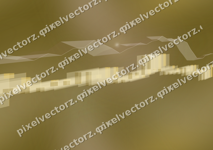Nahtloser Neon Diagramm Hintergrund in Bernstein und Blassorange