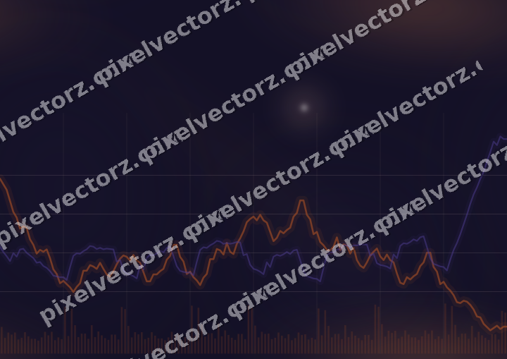Nahtloser Neon Diagramm Hintergrund in Orange und Blau