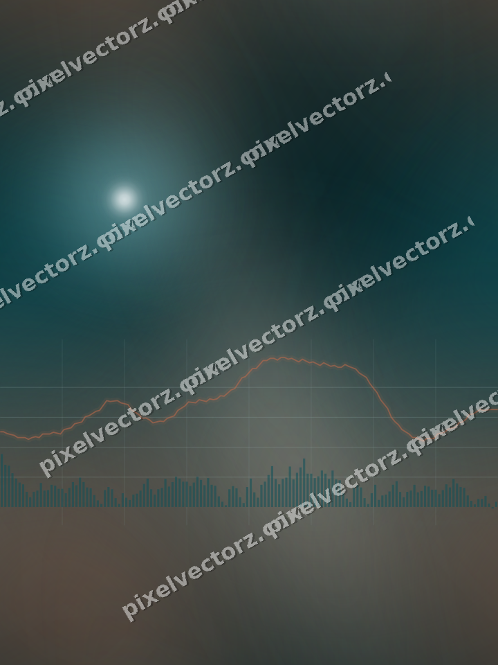 Nahtloser Neon Diagramm Hintergrund in Dunkelpetrol und Orange
