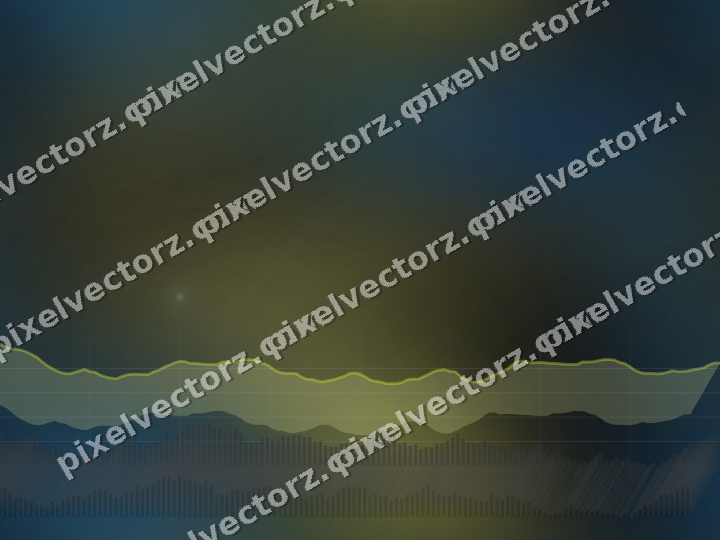 Nahtloser Neon Diagramm Hintergrund in Blau und Gelb