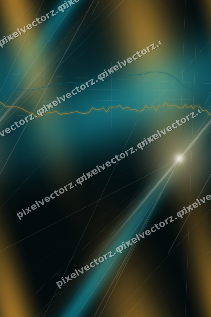 Nahtloser Neon Diagramm Hintergrund in Bernstein und Petrol