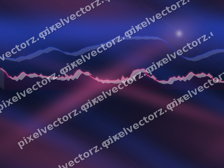 Nahtloser Neon Diagramm Hintergrund in Rosa und Blau