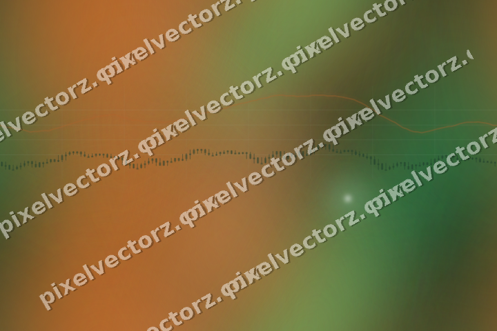 Nahtloser Neon Diagramm Hintergrund in Grün und Orange