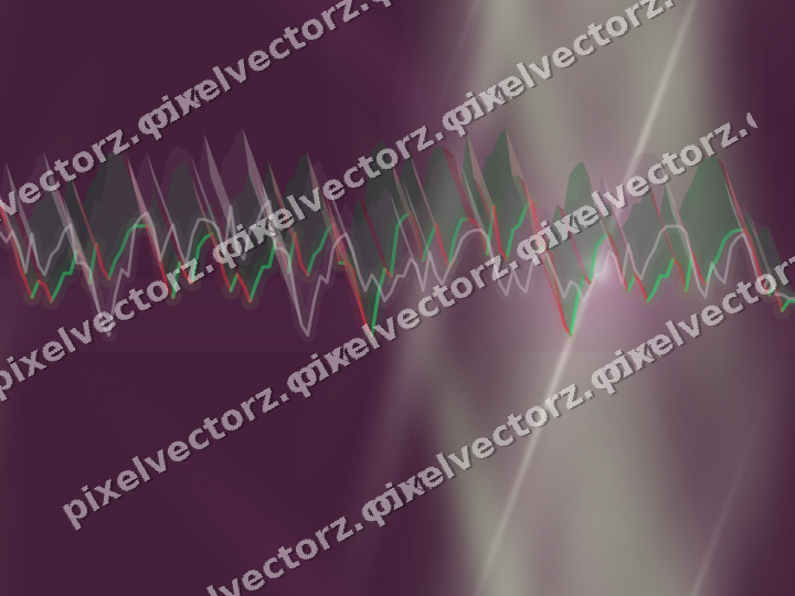 Nahtloser Neon Diagramm Hintergrund in Dunkelmagenta und Limette