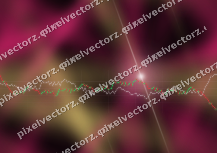 Nahtloser Neon Diagramm Hintergrund in Rosa und Gelb
