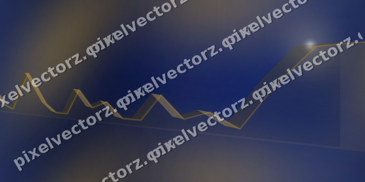 Nahtloser Neon Diagramm Hintergrund in Bernstein und Blau