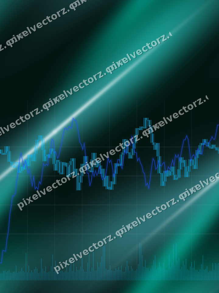 Nahtloser Neon Diagramm Hintergrund in Türkis und Petrol