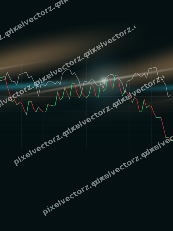 Nahtloser Neon Diagramm Hintergrund in Petrol und Orange