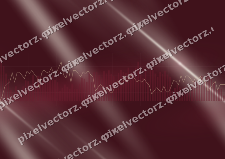Nahtloser Neon Diagramm Hintergrund in Dunkelrosa und Rot