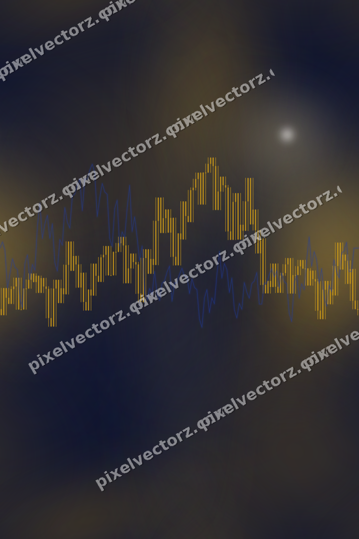 Nahtloser Neon Diagramm Hintergrund in Bernstein und Blau