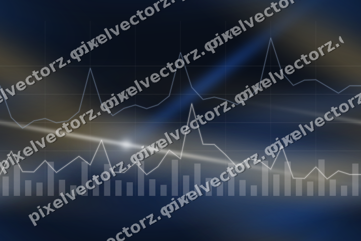 Nahtloser Neon Diagramm Hintergrund in Blau und Bernstein