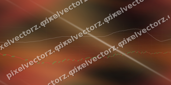 Nahtloser Neon Diagramm Hintergrund in Rot und Bernstein