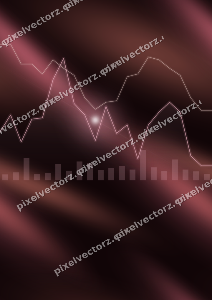 Nahtloser Neon Diagramm Hintergrund in Rosa und Rot