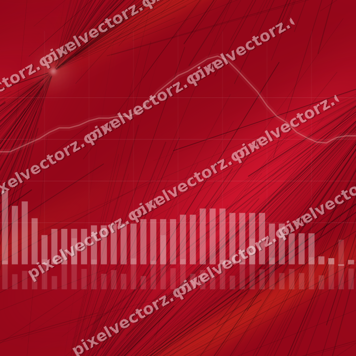 Nahtloser Neon Diagramm Hintergrund in Orange und Bernstein